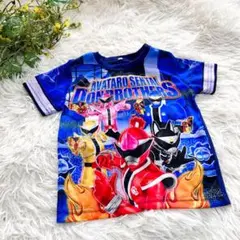 b061 バンダイ ドンブラザーズ Tシャツ 半袖 戦隊 ヒーロー 110相当