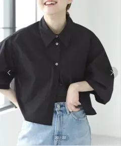イエナ　maison FABRICA クロップドシャツ IENA（イエナ）の「maison FABRICA クロップドシャツ（シャツ