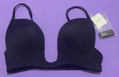 新品.定価2700円】 背中見せ　ブラジャー　ブラ　ヌーブラ　黒　ブラック