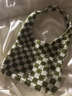 ハンドメイド　手編み　バッグ