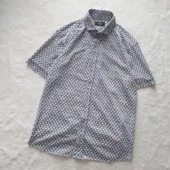 極美品 23ss EPOCA UOMO ジオメトリックプリントシャツ 48