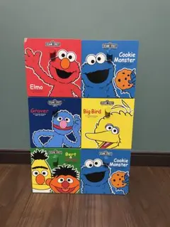 セサミストリート ウッド カラー ボックス セット 引き出し 収納 ユニバ