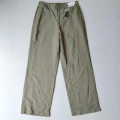 タグ付き未使用品　ユニクロ　リネンブレンドリラックスストレートパンツ　XL