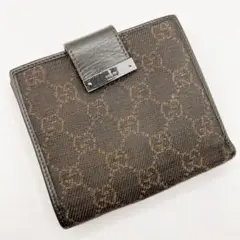 GUCCI グッチ 折財布 レザー 二つ折り財布 Wホック