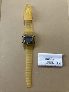 zucca デジタル腕時計 イエロー カバンドズッカ