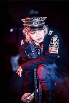 スタッズ装飾ポリスハット⭐︎hyde