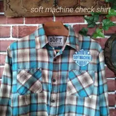 soft machine check shirt
