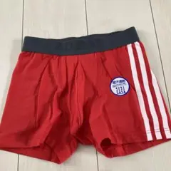 adidas ボクサー　150 赤　新品　前とじ