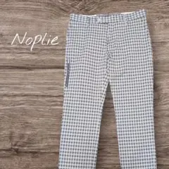 ナプリー　ゴルフパンツ　85 グレー　チェック　ストレッチ　春夏秋