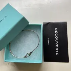 Tiffanyu0026Co. ティファニー フックu0026アイ バングル 925/k18