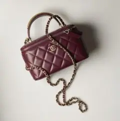 スモールレザーバッグ CHANEL バニティ チェーン