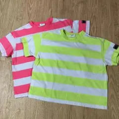 BREEZE ストライプ Tシャツ 2枚セット