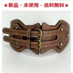 新品♪即購入歓迎♪スタイリッシュ♪ダブルバックル・サッシュベルト♬