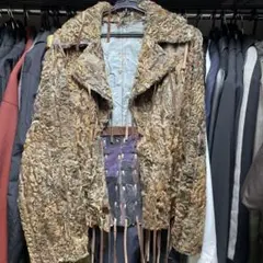 新品 ハンドメイド ファーダブルライダース