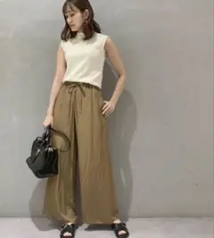 BABYLONEバビロン ワイドイージーパンツ