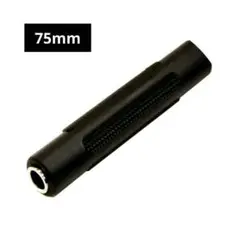 6.3ｍｍ　オーディオ標準中継プラグ　コネクタ　メスメス　黒