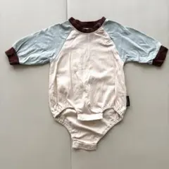 MyLittleWonder ラグランスリーブ長袖ロンパース70