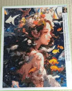 ダイヤモンドアート　完成品3 30x40cm