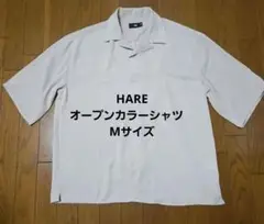 HARE　オープンカラーシャツ M ベージュ