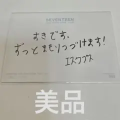 【SEVENTEEN】エスクプス　svt 2020 直筆トレカ