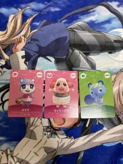 あつまれどうぶつの森 amiiboカード スピカ&ちゃちゃまる&みすず3枚セット