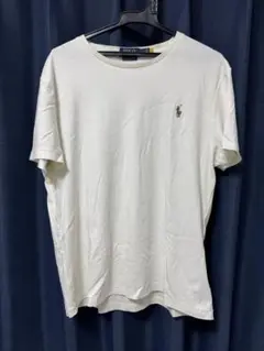 ラルフローレン オフホワイトTシャツ マルチポニー