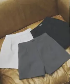 fioliliy ブラックタグ付き LogoSkirtShortPants