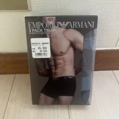 EMPORIO ARMANI ストレッチコットン トランク 3パック M