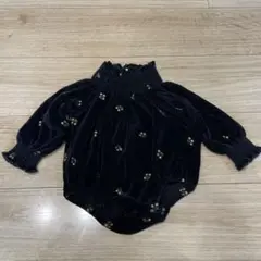bebe organic ベロア ロンパース 12M