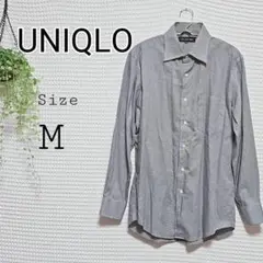 UNIQLO ストライプ 長袖シャツ M