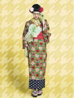 ふりふ マルチカーネーション ゆかた 浴衣