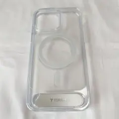 iPhone 15 Pro Max 用 iOS17スタンド クリア スマホケース