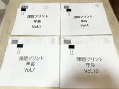七田式　年長課題プリント Vol 1~12 未使用 1年間分　しちだ教育研究所