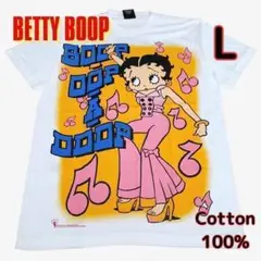 ベティちゃん ダンス Tシャツ L BETTY BOOP ビッグプリント 新品