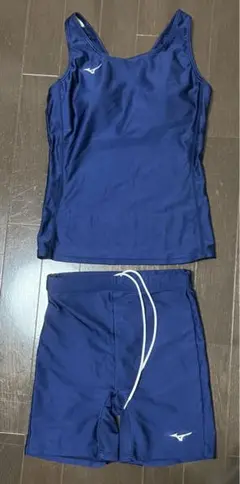 Mizuno 水着 上下セット M ネイビー