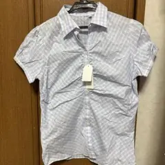 Jean Made Shirts 半袖チェックシャツ　平成ガーリー