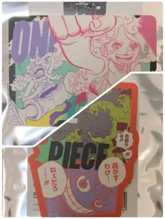 ☆ 少年ジャンプ　ステッカーコレクション　ワンピース　ルフィ　ボニー