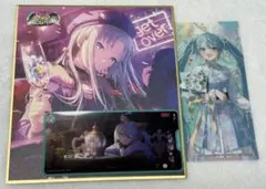 プロセカ 初音ミク ミニ色紙＆メモステ＆ 4周年感謝祭アニメイト特典しおり