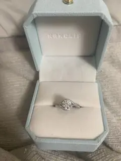 KRKC モアッサナイトリング　婚約指輪　高級感　1.0ct　13号