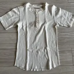 Fullcount ヘンリーネック Tシャツ 36 ホワイト