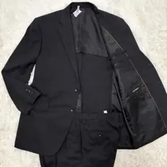 【極美品】2XLサイズ レミュー スーツ パイピング 色気艶感 ストレッチ 艶感