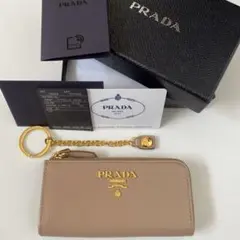 新品 未使用 PRADA キーケース コインケース