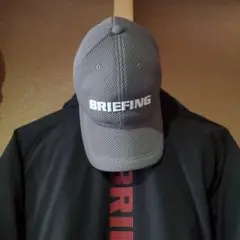 BRIEFING グレー メッシュキャップ