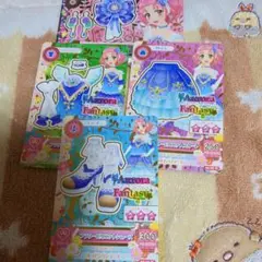 アイカツ　フラワーピルエットコーデ　北大路さくら　オーロラファンタジー4枚組