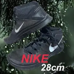 【NIKE FREE】ナイキ フリー 黒 スニーカー 28cm スポーツ