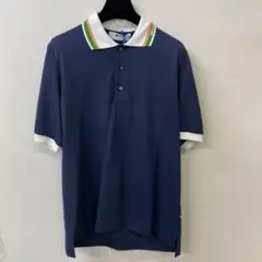 MSGM メンズ　ポロシャツ　ネイビー　48 新品タグ付き
