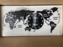[未使用]世界地図　壁掛け時計