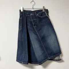 AD2008 ジュンヤワタナベ コムデギャルソン 変形デニムスカート S