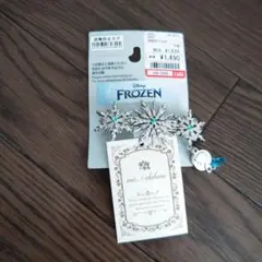 Disney Frozen 雪の結晶バレッタ