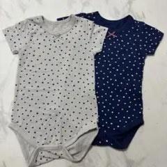 セール✨ベビー服300円✨ ベビー 半袖ボディスーツ 　ロンパース　肌着　80